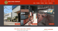 Desktop Screenshot of goelsteel.com
